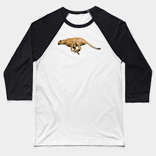 Cheetah at full speed Baseball T-Shirt